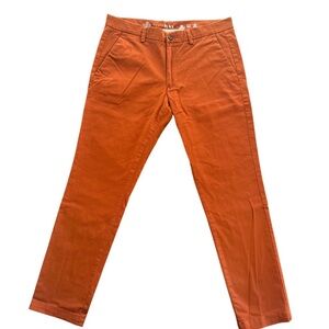 St. John’s Bay Temp Flex Pants Men’s 34x32 Orange-Brown Stretch